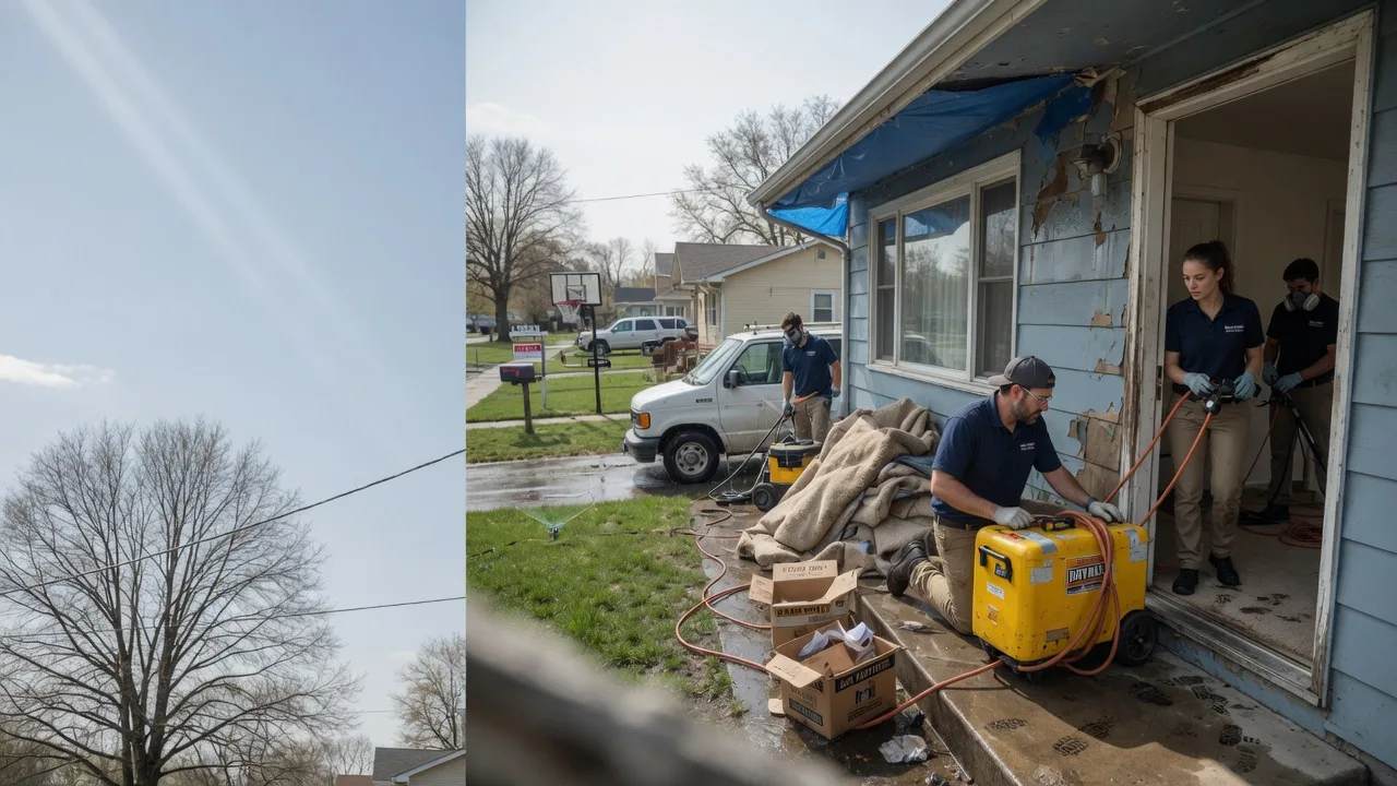 Basement Flood Cleanup in La Valle, WI near me